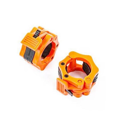 1Pair 25/50Mm Barbell Clamps Weightlifting Collars Weight Clips for Bars Dumbbell Bar Clamps Spinlock Collar Gym Accessories