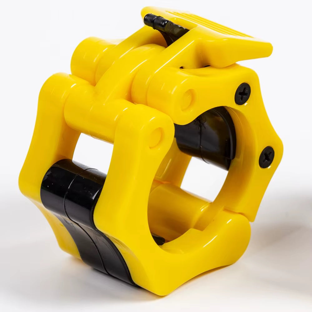 1Pair 25/50Mm Barbell Clamps Weightlifting Collars Weight Clips for Bars Dumbbell Bar Clamps Spinlock Collar Gym Accessories