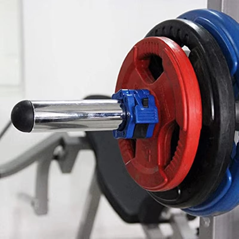 1Pair 25/50Mm Barbell Clamps Weightlifting Collars Weight Clips for Bars Dumbbell Bar Clamps Spinlock Collar Gym Accessories