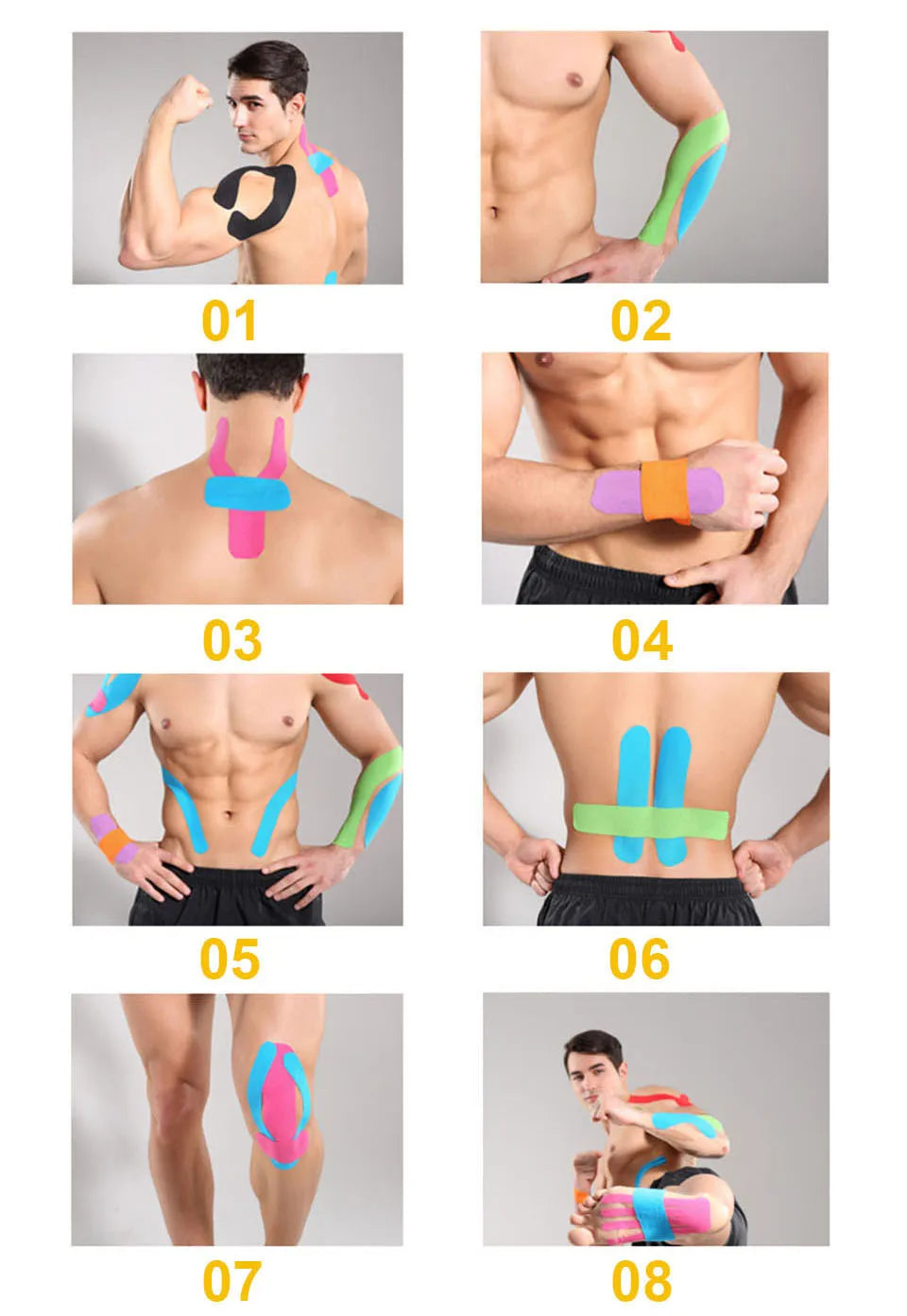 Kinesiology Sports Tape for Muscle Support