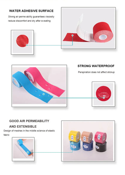 Kinesiology Sports Tape for Muscle Support