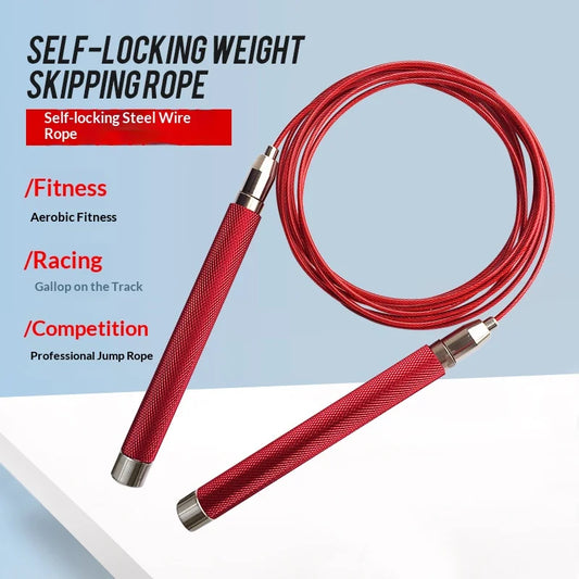 Adjustable Professional Skipping Rope Boxing Exercise Heavy Jumping Rope Fitness Speed Rope Gym Equipment for Home Crossfit