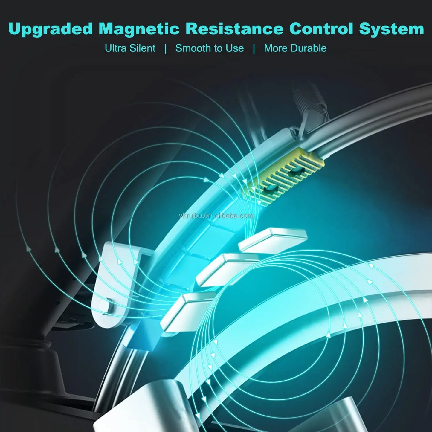 Flywheel Bicycle with Screen & Speakers