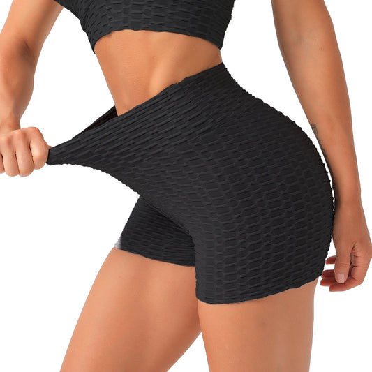 Women  High Waist Push Up Running Yoga Pants Sport Shorts Yoga Clothing Gym Quick Dry Fitness Seamless Hip Lift Tight Sportswear