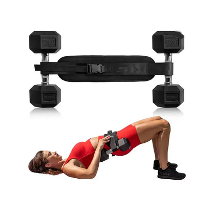 Hip Thrust Training Belt with Dumbbell Attachment