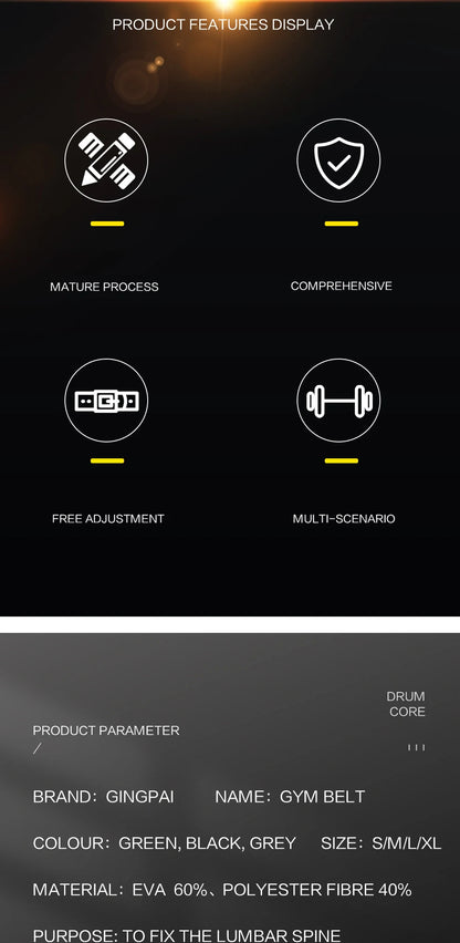 Weightlifting Belt for Strength Training