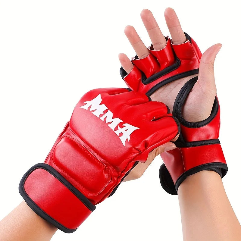 MMA Half Finger Gloves - Pair