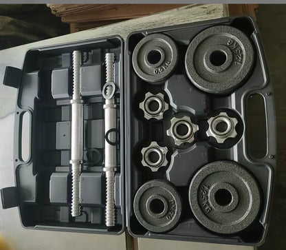 Dumbbell and Barbell Set - 10kg & 15kg Set