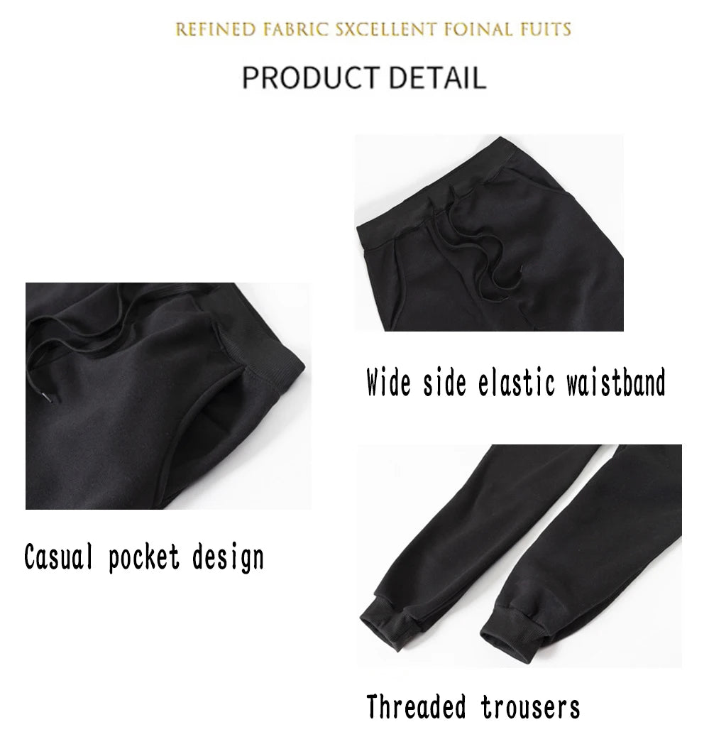 Fashion Womens Casual Sports Pants Running Workout Jogging Warm Fleece Trousers Couple Solid Outdoors Sweatpants Streetwear