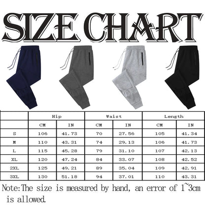 Men's Sweatpants with Side Zipper Pockets