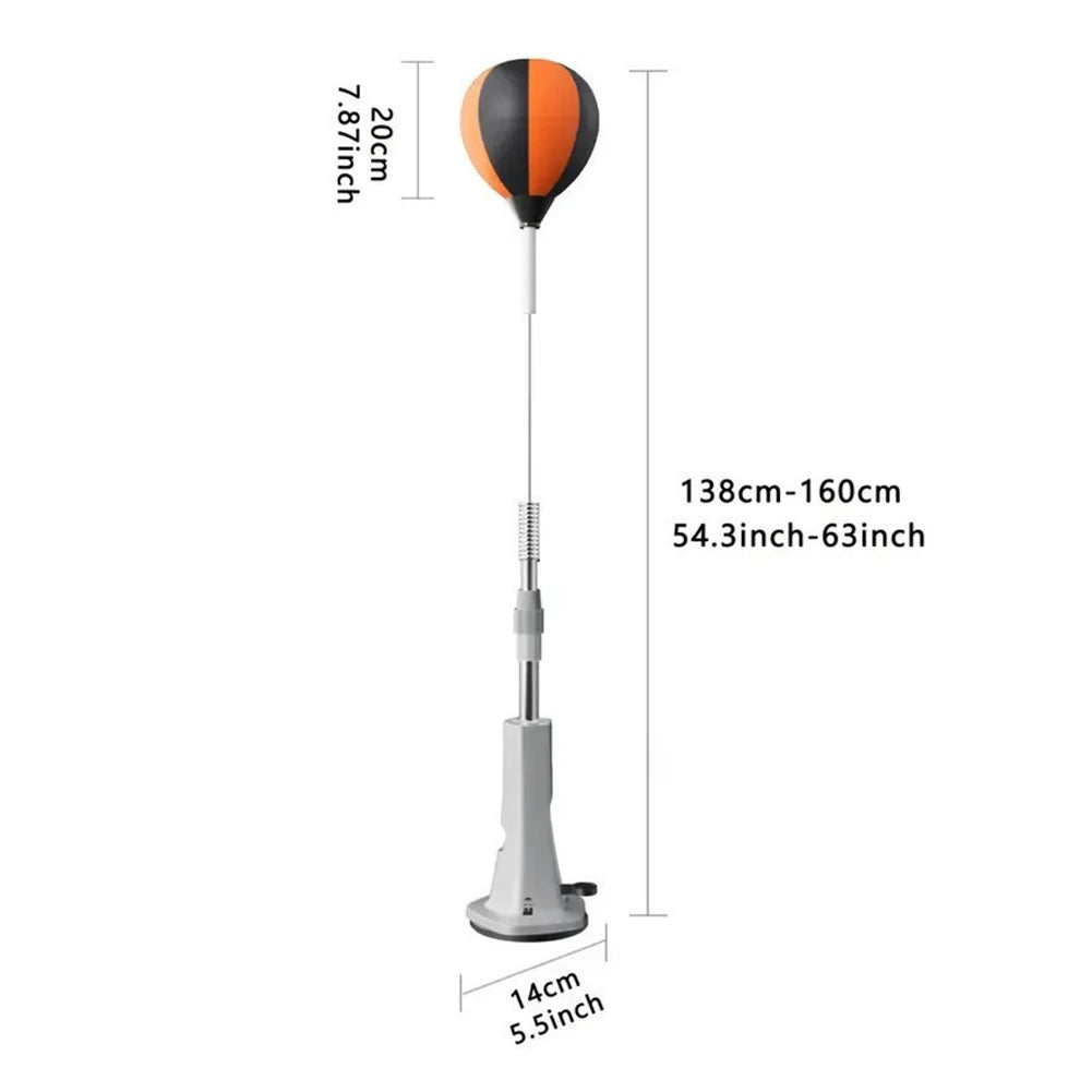 Punching Reflex Ball Set with Stand Boxing Equipment Height Adjustable for Training Boxing Stress Relief & Fitness