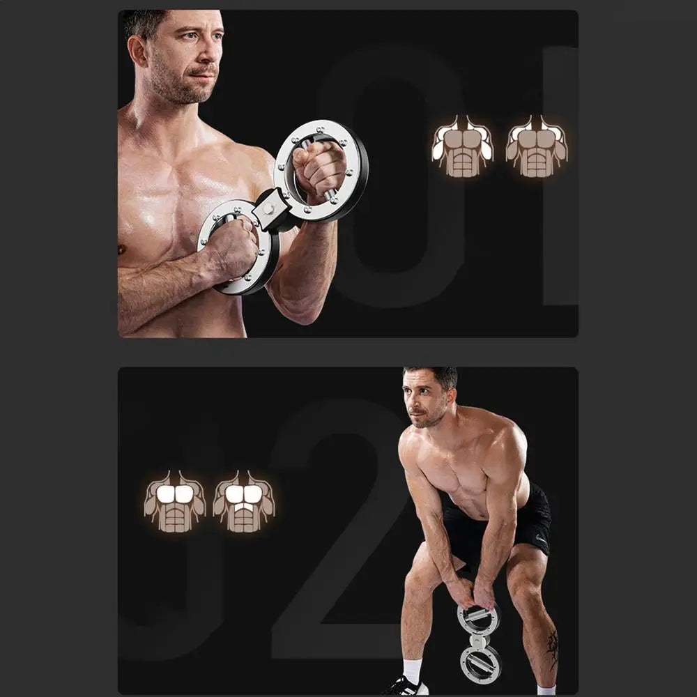 Forearms Strengthened Adjustable Stainless Steel Forearm Exerciser Ergonomic Arm Trainer For Muscle Training Fitness Equipment