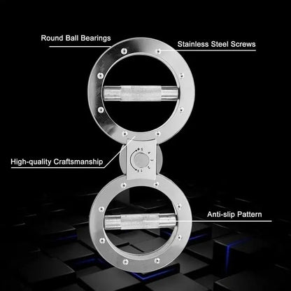 Forearms Strengthened Adjustable Stainless Steel Forearm Exerciser Ergonomic Arm Trainer For Muscle Training Fitness Equipment