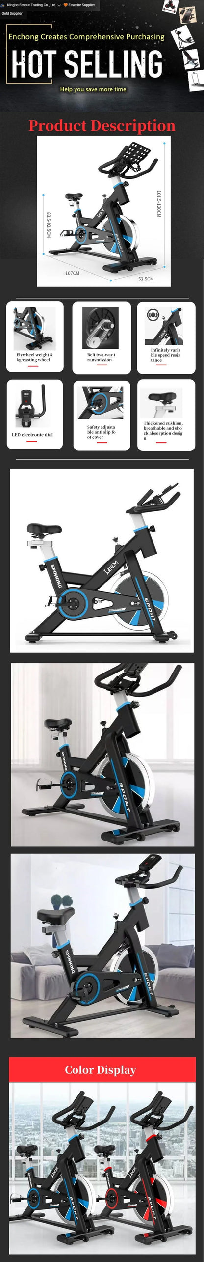 Indoor Spin Bicycle