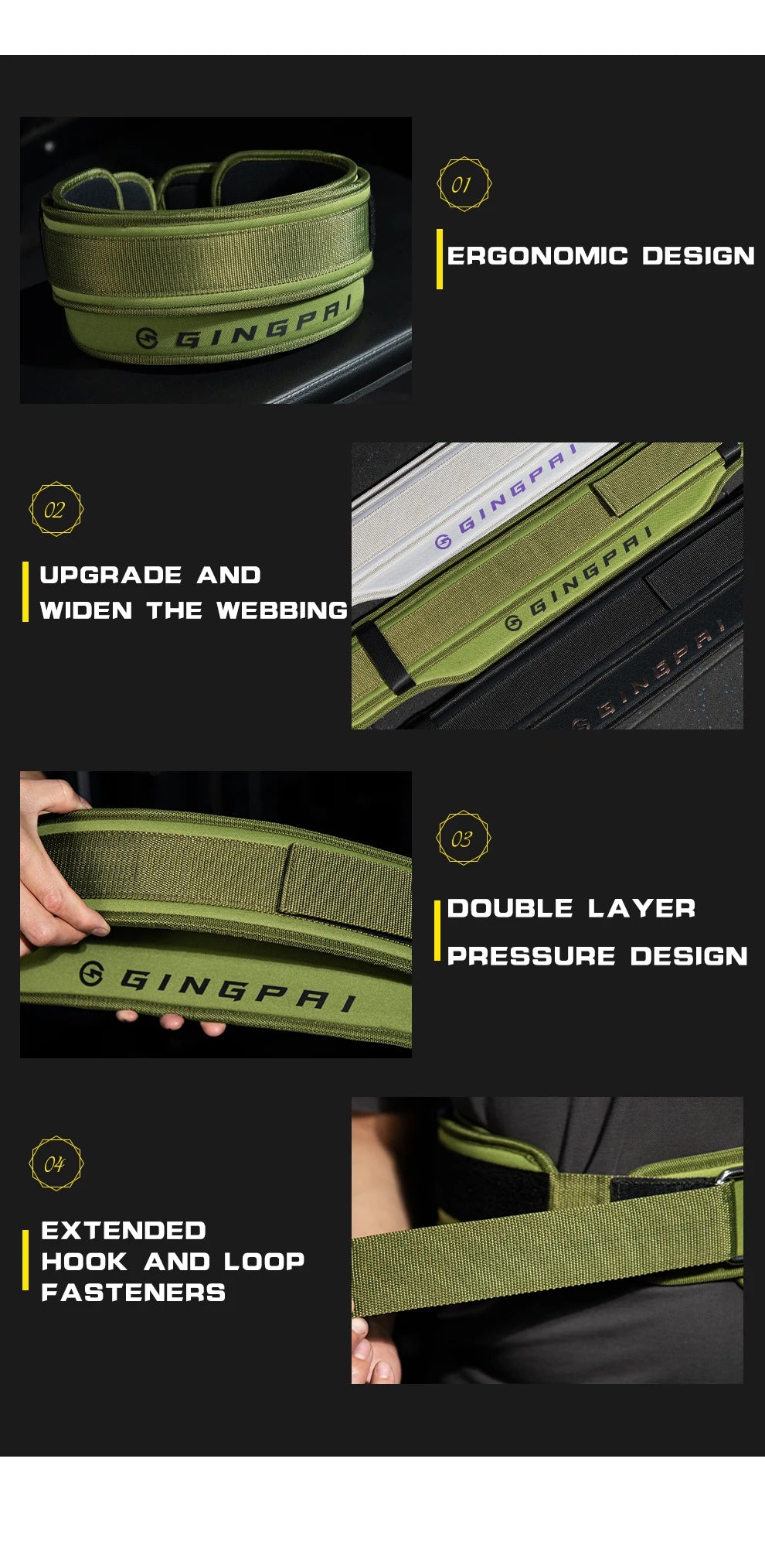 Weightlifting Belt for Strength Training