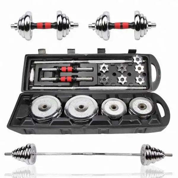 Electroplate Cast Iron Weight Dumbbell Set