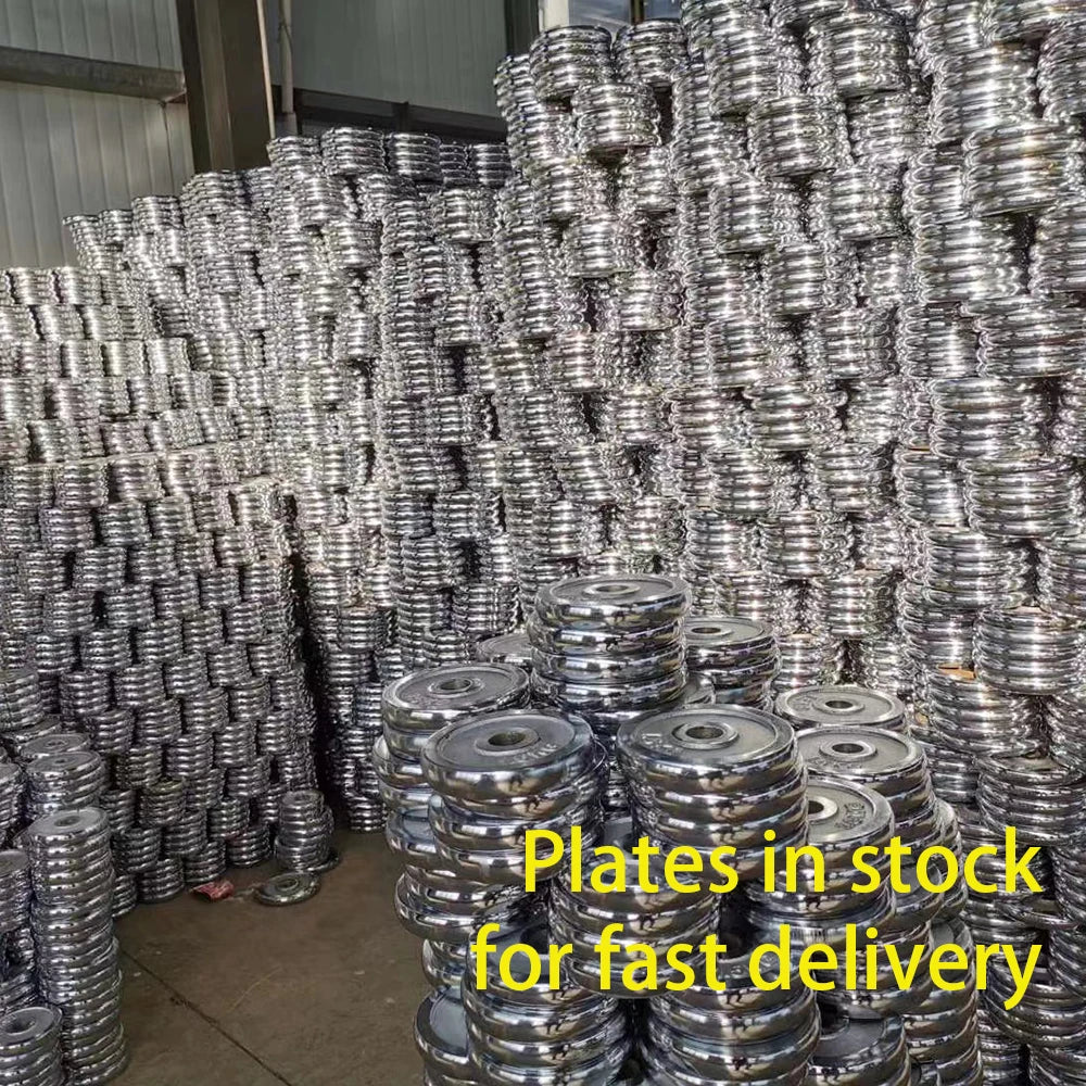 50kg Dumbbell/Barbell Set - Chrome