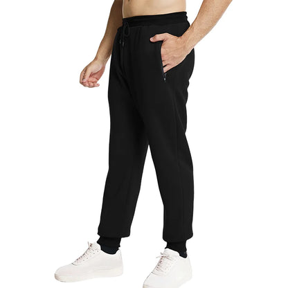 Men's Sweatpants with Side Zipper Pockets
