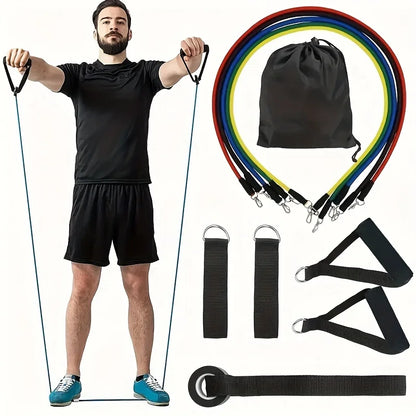 11pc Resistance Bands Set with Attachments