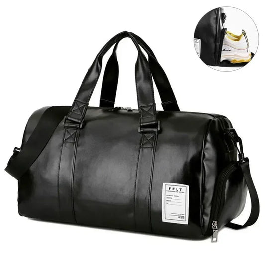 Sports Gym Bag - Leather