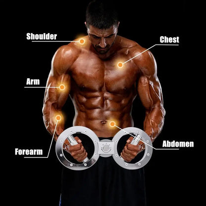 Forearms Strengthened Adjustable Stainless Steel Forearm Exerciser Ergonomic Arm Trainer For Muscle Training Fitness Equipment