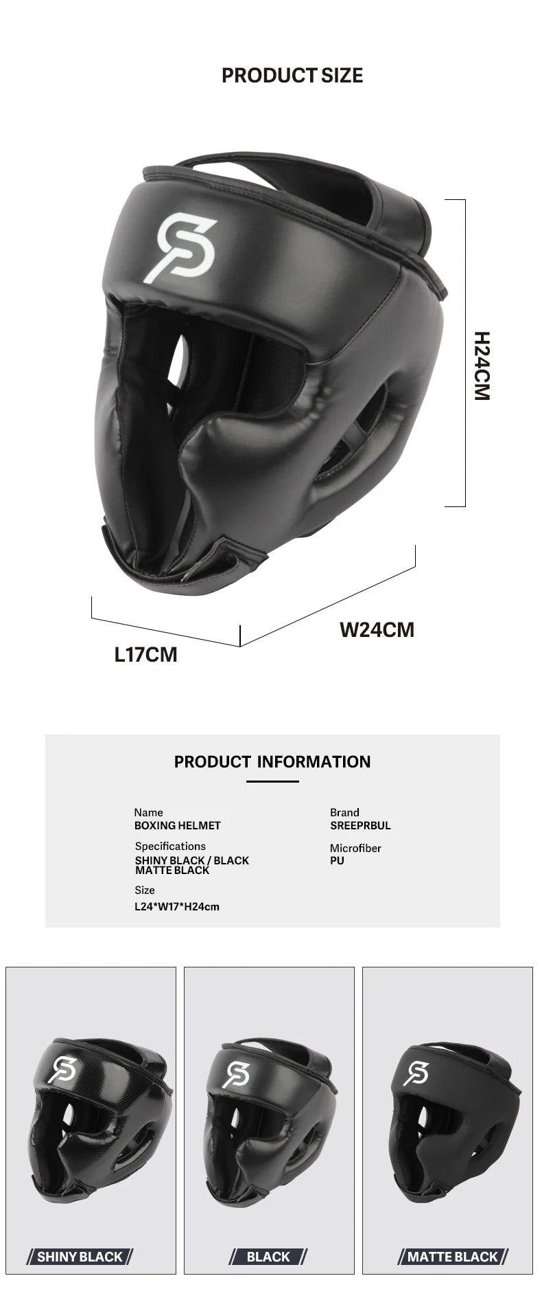 1pc Closed Type Boxing Head Guard