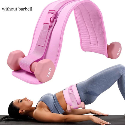 Hip Thrust Training Belt with Dumbbell Attachment