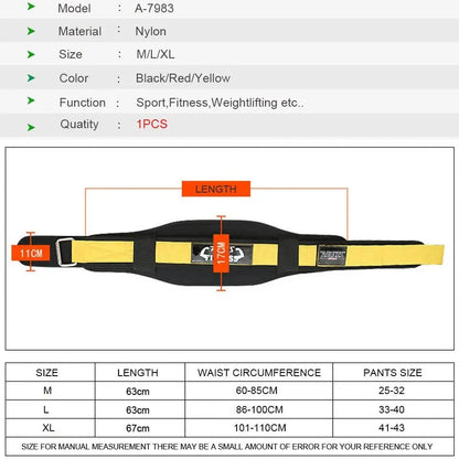 Adjustable Weightlifting Belt
