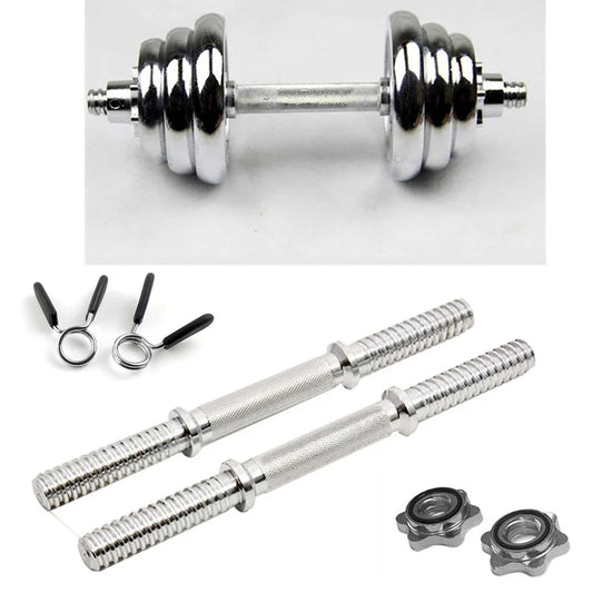 Individual Dumbbell Bar, Clamps, Spin Locks - Various Sizes