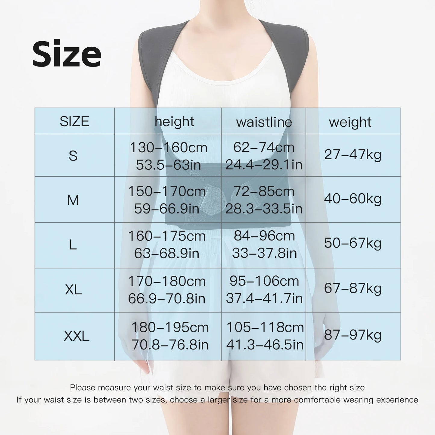 Adjustable Back Brace for Posture & Support