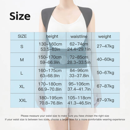 Adjustable Back Brace for Posture & Support