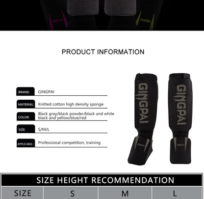Instep MMA Shin Guard Pads/Protection