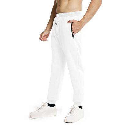 Men's Sweatpants with Side Zipper Pockets