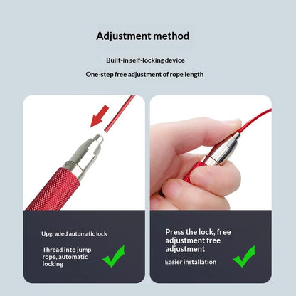 Adjustable Professional Skipping Rope Boxing Exercise Heavy Jumping Rope Fitness Speed Rope Gym Equipment for Home Crossfit