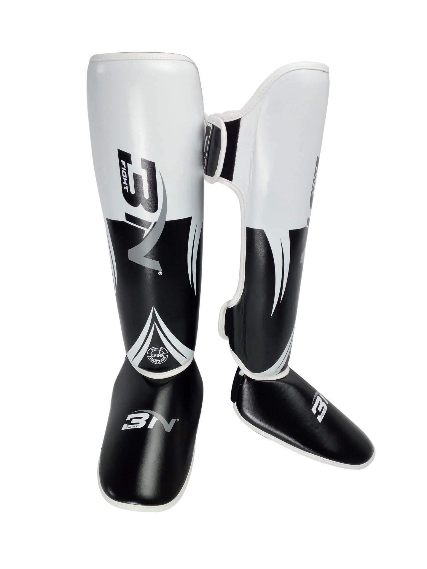 BN 1 Pair MMA Boxing Muay Thai Shin Guards Kickboxing Leg Support Shield Equipment Karate Ankle Foot Protection