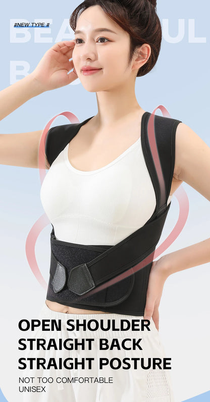 Adjustable Back Brace for Posture & Support