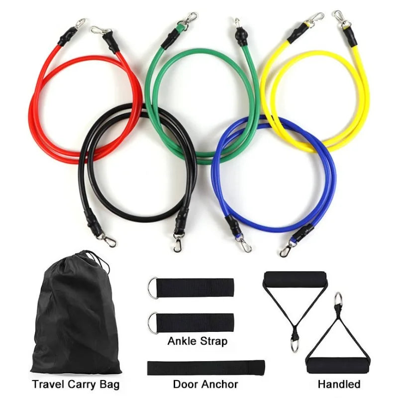 11pc Resistance Bands Set with Attachments