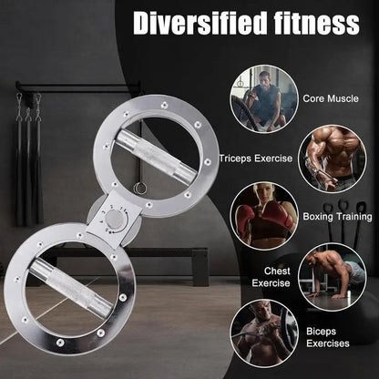 Forearms Strengthened Adjustable Stainless Steel Forearm Exerciser Ergonomic Arm Trainer For Muscle Training Fitness Equipment