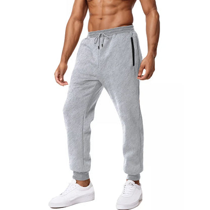 Men's Sweatpants with Side Zipper Pockets