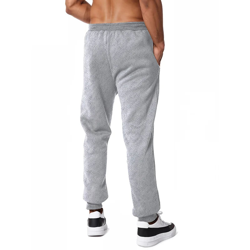 Men's Sweatpants with Side Zipper Pockets