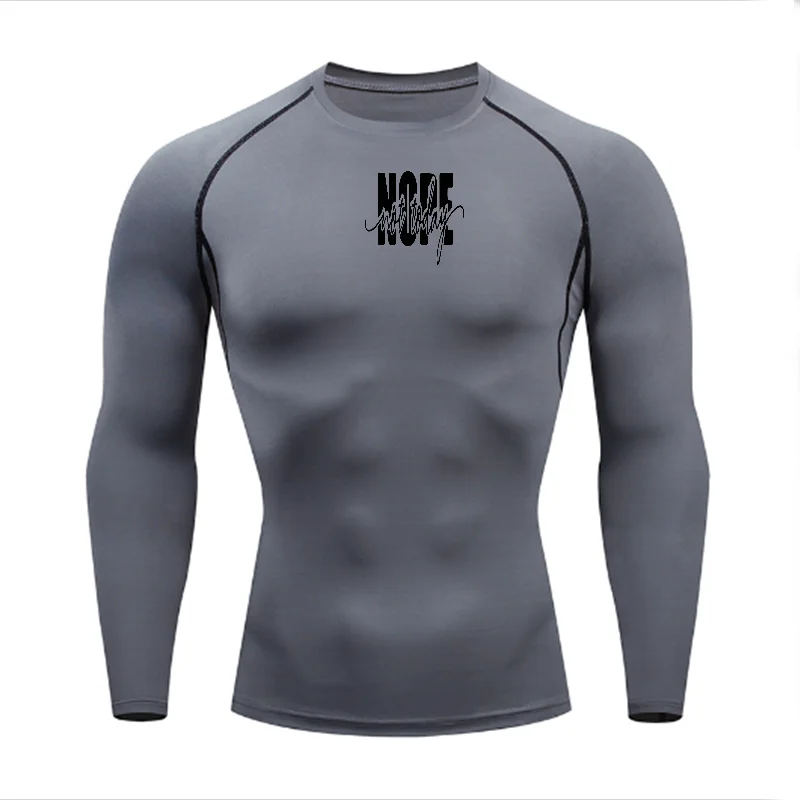 Women's Quick Dry Sportswear Top, Funny 'NOPE not today' Printed Design, Breathable Moisture-Wicking Active Fitness Shirt, Li