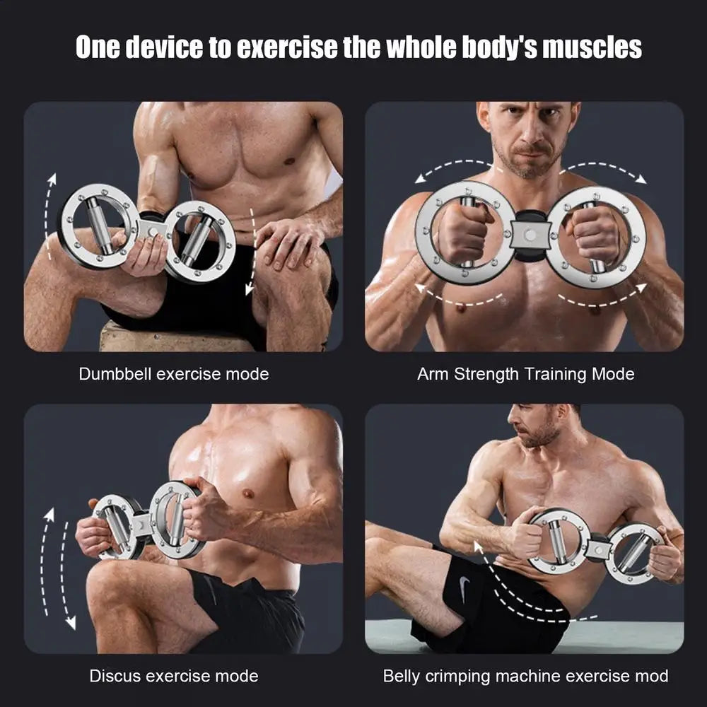 Forearms Strengthened Adjustable Stainless Steel Forearm Exerciser Ergonomic Arm Trainer For Muscle Training Fitness Equipment