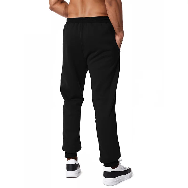 Men's Sweatpants with Side Zipper Pockets