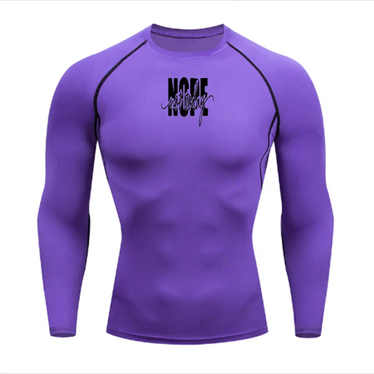 Women's Quick Dry Sportswear Top, Funny 'NOPE not today' Printed Design, Breathable Moisture-Wicking Active Fitness Shirt, Li