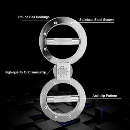 Forearms Strengthened Adjustable Stainless Steel Forearm Exerciser Ergonomic Arm Trainer For Muscle Training Fitness Equipment