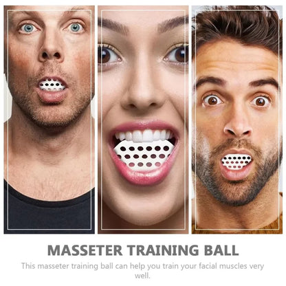Jaw Exerciser Facial Gym Fitness Ball Jaw Muscle Training Double Chin Reducer Neck Face Slimming Mouth Jaw